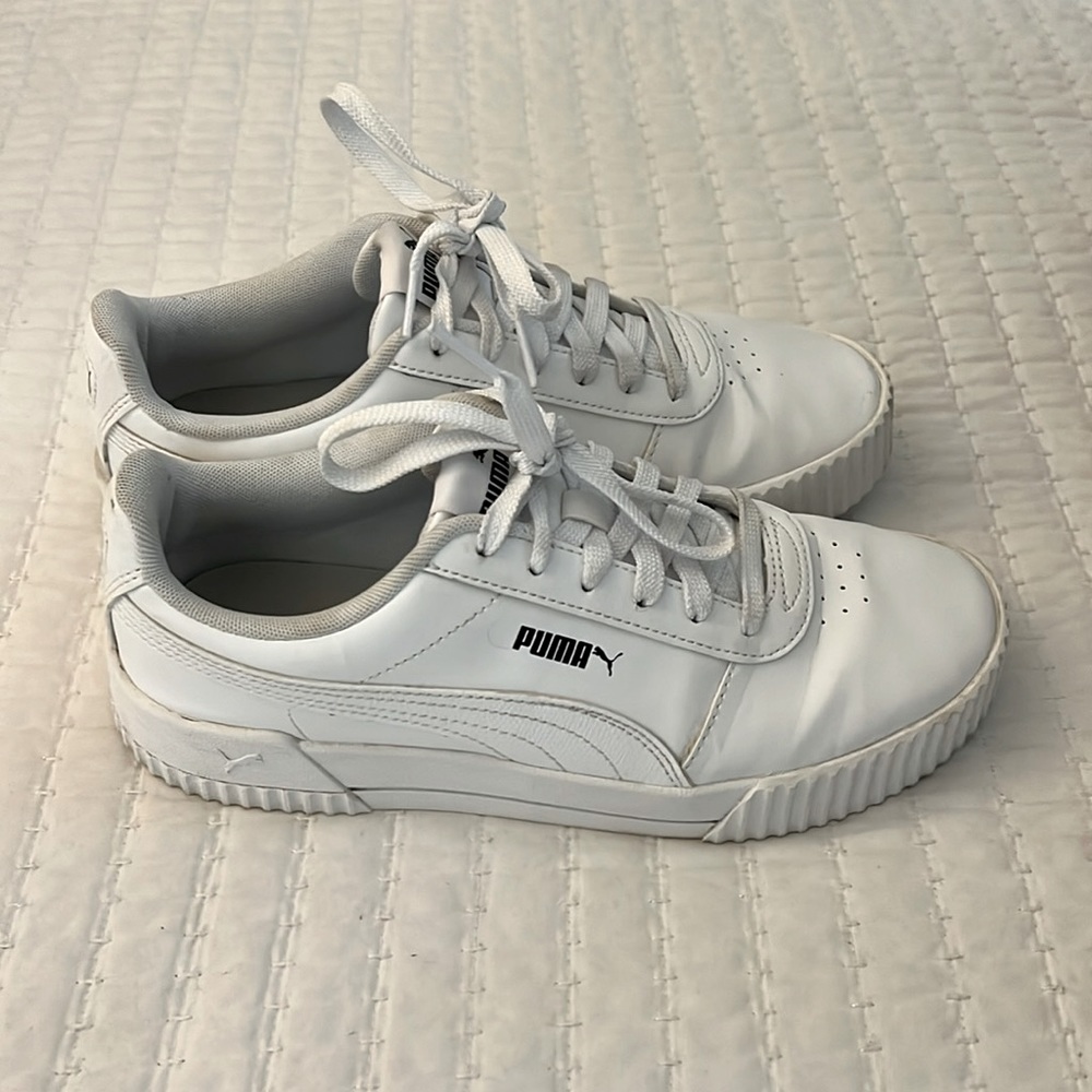 PUMA Carina Soft Foam Sneakers White Size 8.5